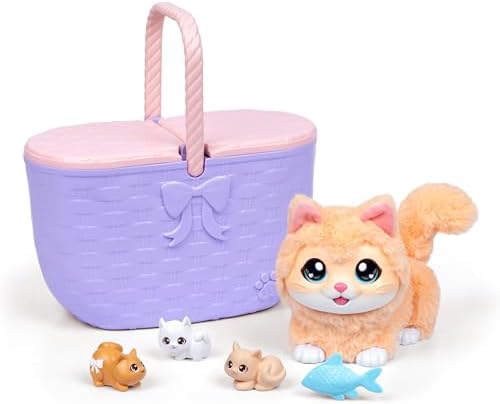 Little Live Pets Mama Surprise Kittens, Interactive Mama, Surprise Toys by LittleLivePets