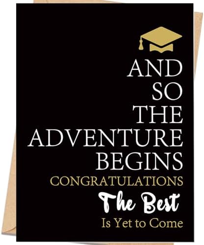 Inspirational Graduation Card Gift for High School and College Graduate by Unknown