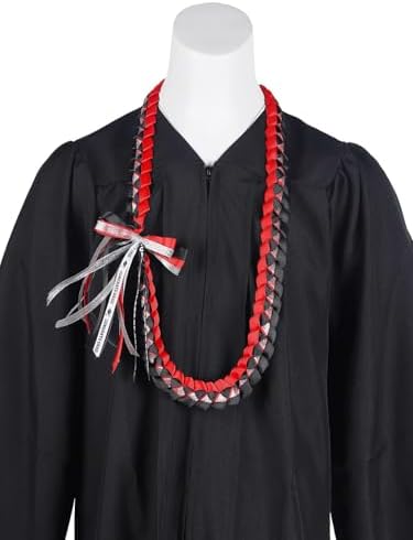 TFTAFAN Graduation Ribbon Lei Graduation Leis Necklace Class of 2026 Graduation Necklace Braided Necklace Graduation Gift Party Accessories for Women and Men - Image 6
