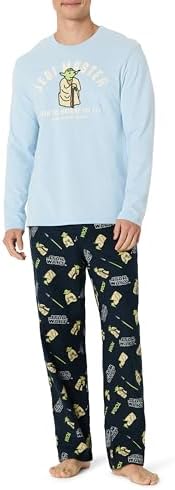 Amazon Essentials Disney | Marvel | Star Wars Men's Soft & Comfortable Flannel Pajama Sleep Sets by AmazonEssentials