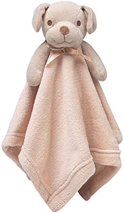 Pro Goleem Dog Security Blanket Brown Soft Puppy Lovey for Boys and Girls Unisex Lovie Baby Gifts for Toddler and Infant Snuggle Toy Stuffed Animal 16 Inch by ProGoleem