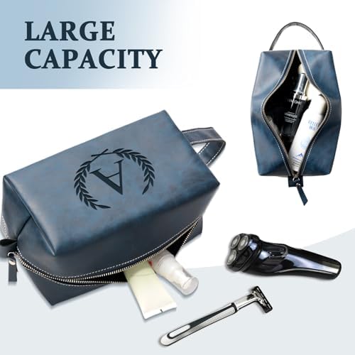 Personalized Gifts Travel Toiletry Bag for Men Engraved Initial - Image 6