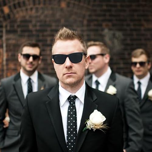 Groomsmen Sunglasses for Men - Wedding Sunglasses for Groomsman Proposal Gifts, Bachelor Party Favors - Image 6