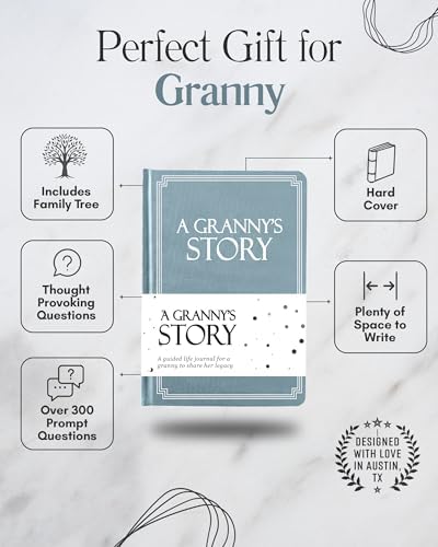 Granny's Life Story Journal (Hardcover): A Meaningful Keepsake for Granny to Share Her Journey & Memories, Book Includes 250+ Prompt Questions, Sentimental Gift for Mother's Day, Birthday, Christmas - Image 2