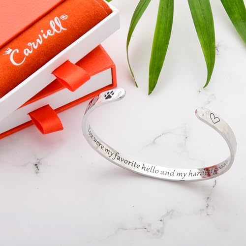 Carviell Bracelets for Women – 100+ Meaningful Engraved Messages – Solid 316L Surgical Stainless Steel Cuff Bracelet – Gift Ready - Image 3