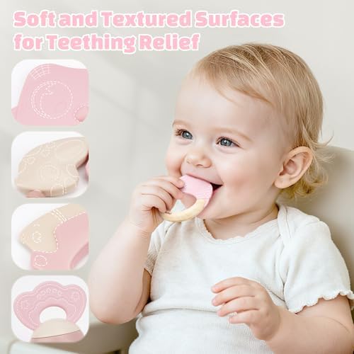 Baby Toys 0-6 Months, Baby Rattles, Teething Toys 3-6 Months, Girl Gift Set - Image 3