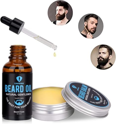 Beard Grooming Kit,Beard Kit with Beard Oil,Beard Growth Serum,Beard Wash, Beard Balm,Beard Brush, Beard Comb, Beard & Mustache Scissors Beard Growth Kit Unique Gifts for Men - Image 2