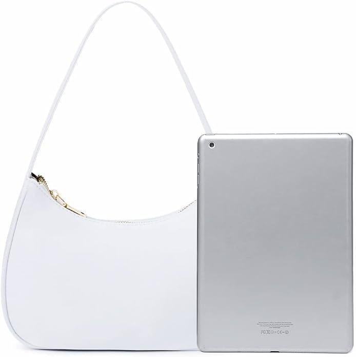 Shoulder Bags for Women, Cute Hobo Tote Handbag Mini Clutch Purse with Zipper Closure