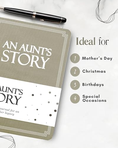 Aunt's Life Story Journal (Hardcover): A Meaningful Keepsake for Aunt to Share Her Journey and Memories, Book Includes 250+ Prompt Questions, Sentimental Gifts Idea, Mother's Day, Birthday & Christmas - Image 5