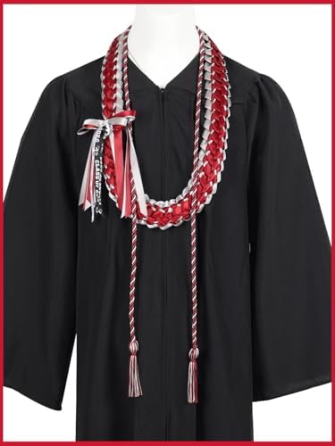 TFTAFAN Graduation Leis and Graduation Honor Cords Class of 2026 Graduation Ribbon Lei Graduation Necklace Braided Necklaces gift for Student Gifts Party Supplies - Image 6