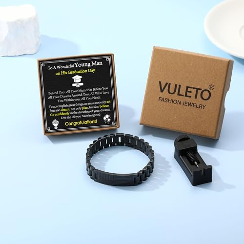 Bracelet Gifts for Men Husband Grandpa Son, Stainless Steel American Flag Watch Link Bracelet Unique Birthday Anniversary Jewelry Gifts - Image 2