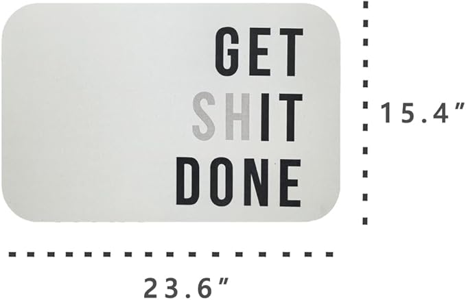 Get it Done Patterns Diatomite Stone Bath Mat Shower Mat Quick-Dry, Non-Slip, Easy to Clean for Bathroom Floor