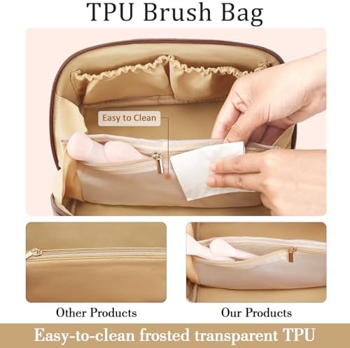 Initial Makeup Bag Personalized Gift for Women Teen Girls - Image 6