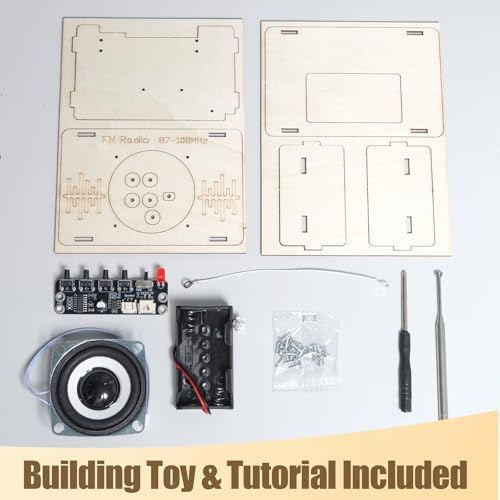 STEM Toys for Ages 6-8-13 Science Kits DIY Building Radio Cool Stuff for Kids Gadget Birthday Gifts for 7 9 11 12 14+ Year Old Boys Girls Teen Circuit Engineering Electronics Project Activities - Image 3