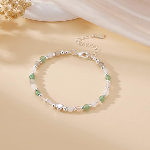 2026 Graduation Gift for Her, Graduation Bracelet Natural Stone Beads Bracelets Middle High School College 5th 8th Grade Grad Jewelry Gifts for Women Girls - Image 2