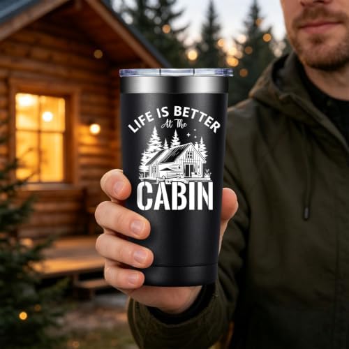 BIRGILT Cabin Gifts for Cabin Owner Men Women - 20oz Tumbler - Image 3