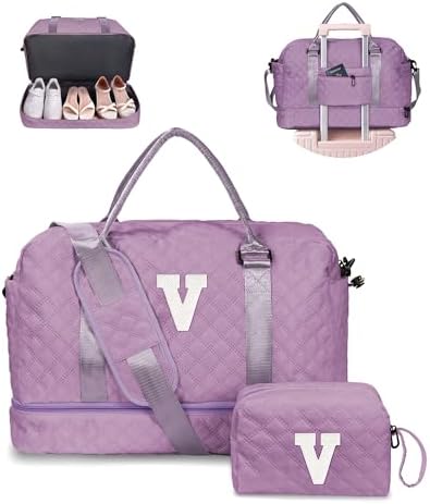 Birthday Gifts for Women-Letter Travel With Makeup Bag for Girl by Vogewood