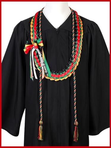 TFTAFAN Graduation Leis and Graduation Honor Cords Class of 2026 Graduation Ribbon Lei Graduation Necklace Braided Necklaces gift for Student Gifts Party Supplies - Image 2