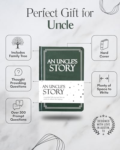Uncle's Life Story Journal (Hardcover): A Meaningful Keepsake for Uncle to Share His Journey and Memories, Book Includes 250+ Prompt Questions, Sentimental Gifts for Father's Day, Birthday & Christmas - Image 2