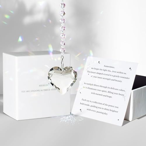 Hegelda Purple Birthday Gifts for Women Friendship Crystals Suncacther by HEGELDA