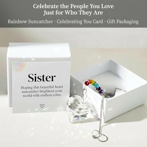 Hegelda Sister Birthday Gifts Crystal Suncatcher Christmas Ornaments - Image 2