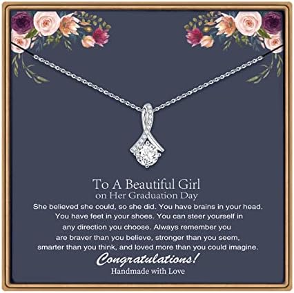 2026 Graduation Gifts - Heartfelt Message Card & Jewelry Gift Set by GIFTSJEWELRY