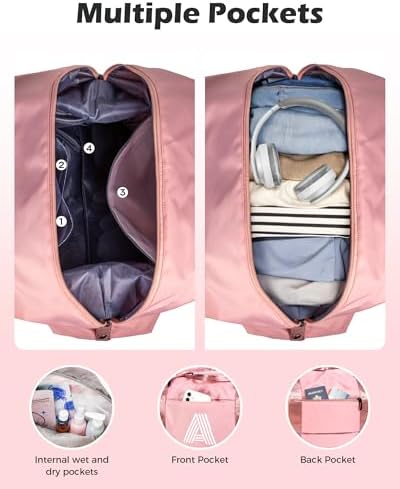 Teen Girl Gifts,Initial Duffel Bag, Personalized Weekender Bag - Image 5