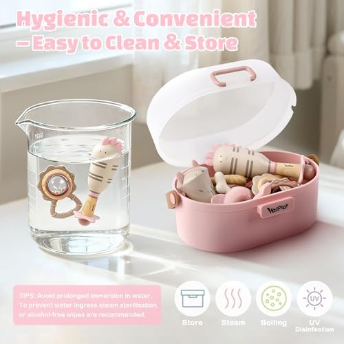 Baby Toys 0-6 Months, Baby Rattles, Teething Toys 3-6 Months, Girl Gift Set - Image 5