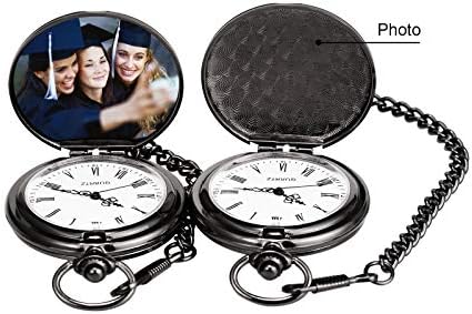 TREEWETO Engraved Pocket Watch Graduation for Him Her College High School for Son Daughter Men Classmates - Image 5