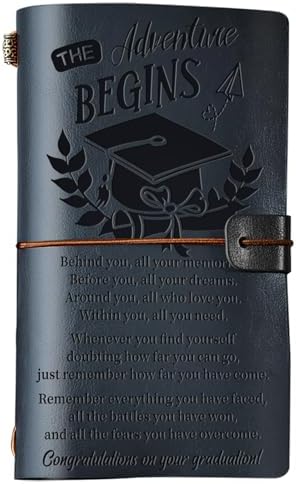 PRSTENLY Graduation Gifts Leather Journal, Graduation Gifts for Hers Him by PRSTENLY