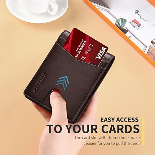 RUNBOX Wallet for Men -Slim Rfid Leather Mens Bifold Novelty Wallets 2 ID Window With Gift Box Men's Accessories - Image 4