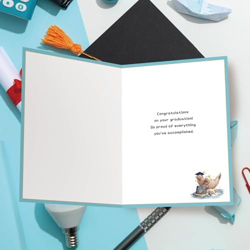 Funny Graduation Card, Cute Seal Card for Him and Her, High School & College Graduation Gift for Women - Image 2