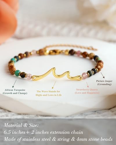 Tarsus Wave Bracelet,The Waves of Life We've been Through, Unique Gifts - Image 4