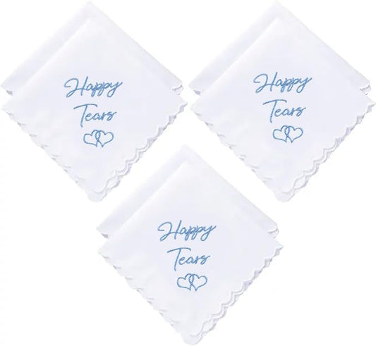 Mother Of The Bride Gifts Something Blue For Bride On Wedding Day Handkerchief