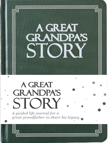 Great Grandpa's Life Story Journal (Hardcover): A Meaningful Keepsake to Share His Journey and Memories, Book Includes 250+ Prompt Questions, Sentimental Gifts for Father's Day, Birthday & Christmas by CocoLan