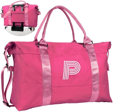 Teen Duffle Bags for Girls, Birthday Gift, Initial Travel Bag by Vogewood