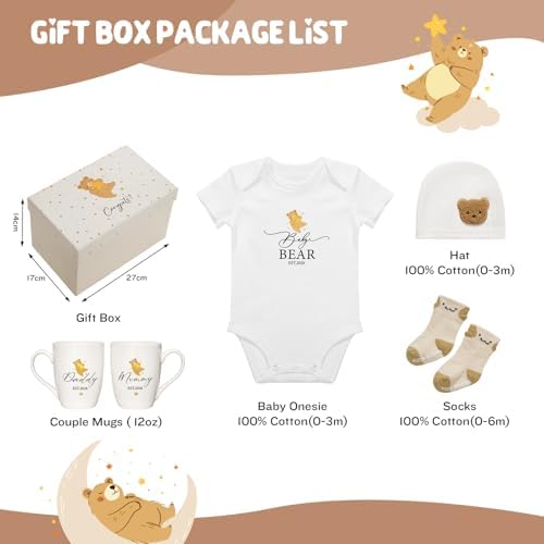 AW BRIDAL New Mom Gifts for Women, Baby Gift Baskets for Boys Baby Shower - Image 2