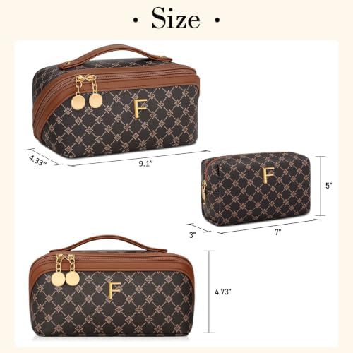 Initial Makeup Bag Personalized Gift for Women Teen Girls - Image 6