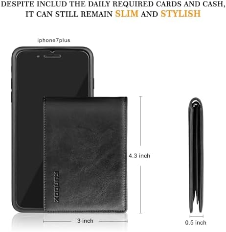 RUNBOX Wallet for Men -Slim Rfid Leather Mens Bifold Novelty Wallets 2 ID Window With Gift Box Men's Accessories - Image 3