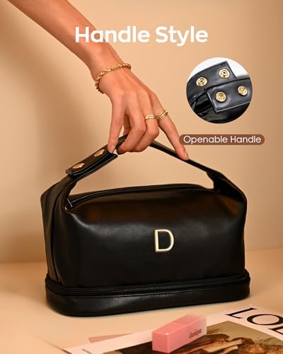 Girly Gifts, Makeup Bags Personalized Bags with Handle Waterproof - Image 2
