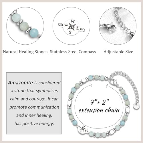 2026 Graduation Gifts for Women Her, Compass Bracelet for Girls Women - Image 5