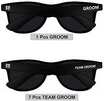 Groomsmen Sunglasses for Men - Wedding Sunglasses for Groomsman Proposal Gifts, Bachelor Party Favors - Image 4