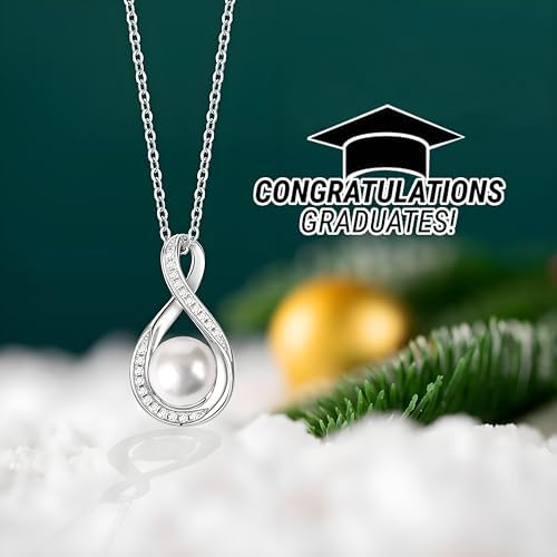 Graduation Gifts For Her 2025 College Graduation Gifts For Women 925 Sterling Silver Inspirational Necklace For Granddaughter or Daughter High School Graduate Gifts For Best Friend - Image 5