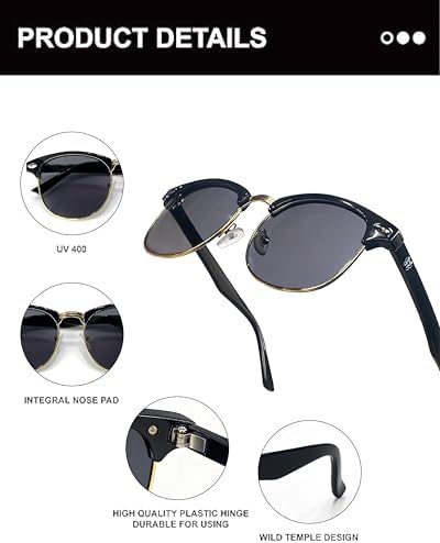 Groomsmen Sunglasses for Men - Wedding Sunglasses for Groomsman Proposal Gifts, Bachelor Party Favors - Image 3
