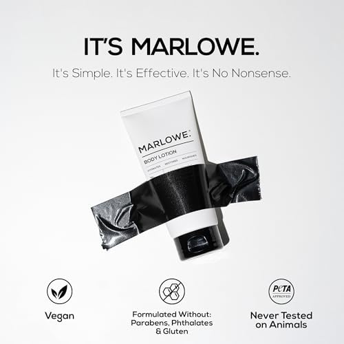 MARLOWE. Body Lotion for Men, Daily Moisturize, Sage + Fir, 8 oz Tube - Image 3