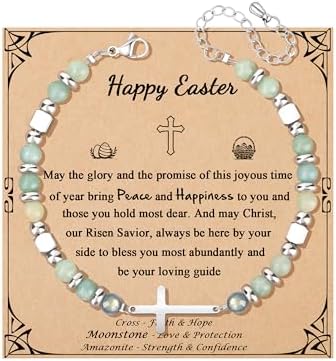 Gifts for Women Moonstone Bracelet, Amazonite Imperial Jasper Bracelets by Joycuff