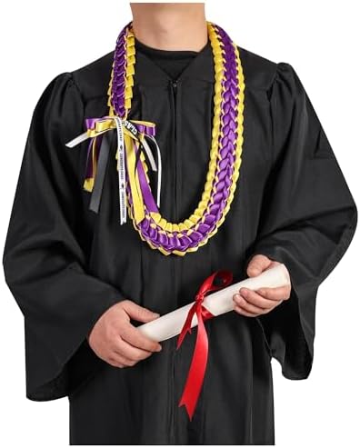 TFTAFAN Graduation Leis and Graduation Honor Cords Class of 2026 Graduation Ribbon Lei Graduation Necklace Braided Necklaces gift for Student Gifts Party Supplies - Image 5