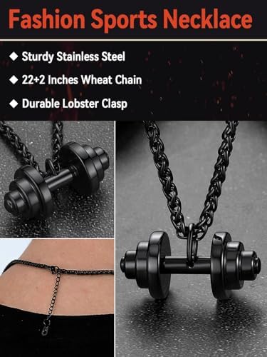 FaithHeart Sports Necklace for Men Women, Stainless Steel Gold Plated 3D Football/Soccer/Basketball/Volleyball Pendant Jewelry with Delicate Gift Packaging - Image 5