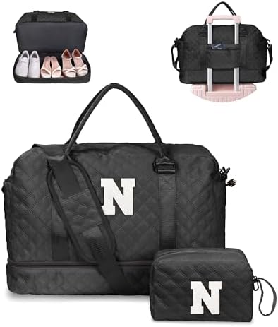 Gifts for Mom-Duffle Bag with Shoe Compartment, Weekender Bags by Vogewood