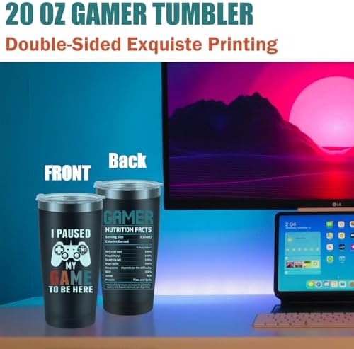 Gamer Gifts for Men Boyfriend Dad Brother Birthday Day, 2026 Graduation Gift for Son, Gaming Accessories for Room, Gaming Stuff - Gamer Gift Set Box - Image 3